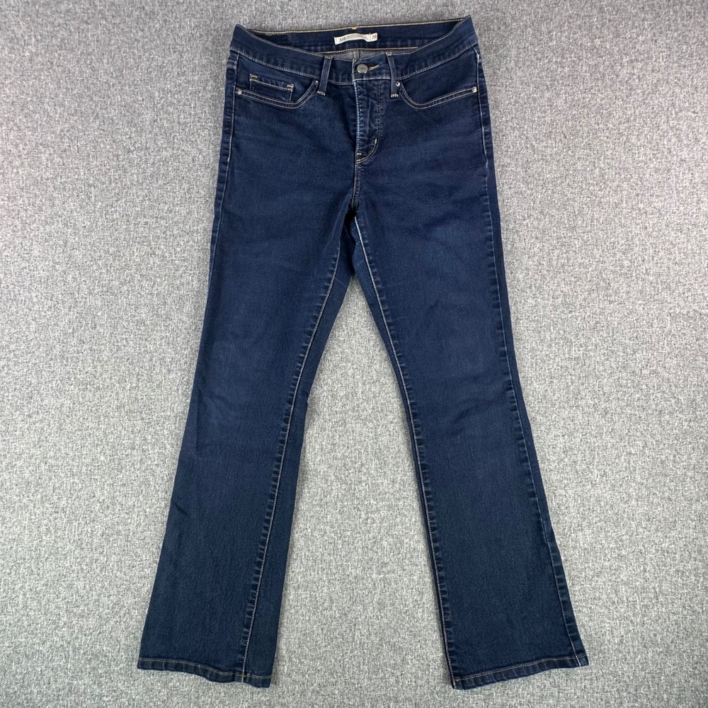 Levi's Jeans Women 28 315 Shaping Bootcut Dark Wash Blue Denim